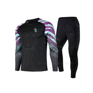 Tenue de gardien de but pour l'été, vêtements d'équipe pour hommes, vente en ligne, maillot et pantalon légers, séchage rapide, respirant, 100% polyester - Product Image 1