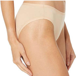 Culottes décontractées en tricot respirant pour femmes, sous-vêtements 100% coton, taille haute, ajustement confortable pour un port quotidien et un confort durable - Product Image 3