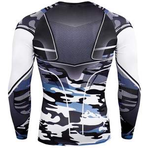 Conception personnalisée Mma Rash Guard Bjj Rash-guard à manches longues Fabricants Oem Rash-guard avec votre logo Qualité supérieure Prix bon marché - Product Image 6