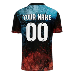 2025 Venta caliente buena calidad fútbol Jersey ropa transpirable y cómodo juego entrenamiento poliéster personalizado fútbol Jersey - Product Image 3