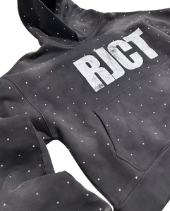 Sudadera con capucha estampada personalizada de alta calidad para hombre elegante dragón gráfico XL cálido invierno sudadera tela al por mayor Casual Zip con capucha - Product Image 4