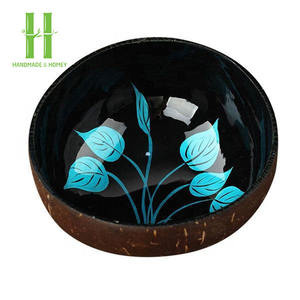 MÁS VENDIDO: Tazones de Coco Tallados Ecológicos, Veganos y Orgánicos para Ensaladas, Desechables y Pulidos, para Fiestas, Venta al por Mayor, Hechos en Vietnam - Product Image 3