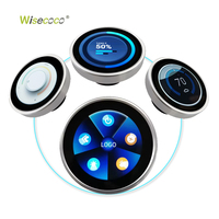 Pantalla LCD Interactiva HMI de 2.1 Pulgadas con Codificador Rotatorio Personalizado, Pantalla Táctil Redonda Inteligente de 480*480 con UART TTL para Automoción