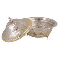 Dernier design bols à dattes pour la maison, le restaurant et la vaisselle bols à dattes décoratifs couleur or vaisselle de luxe bols à dattes en métal - Product Image 5