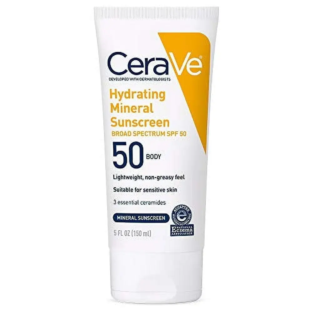 CeraVe feuchtigkeitsspendendes Mineral-Glassoir-Glassoir-Glassoir SPF 50