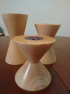 SUPPORT DE BOUGIE EN BOIS SUPPORT DE BOUGIE POUR LA Décoration DE LA MAISON Meilleure Vente Bougie Pilier Titulaire par Antique Creations - Product Image 3