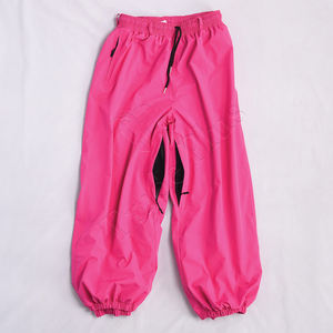 Pantalones de nieve de esquí de talla grande de poliéster 100% al por mayor OEM cálido a prueba de viento impermeable al aire libre desgaste duradero con cremallera térmica impresa - Product Image 2