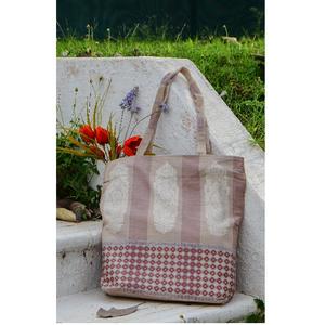 Girls Trendy Custom Printed New Fashion Design Custom Logo 100% Organic Cotton Promotion Gots Certificate Ladies Stripe Hand <b>Bag</b> - Product Image 2