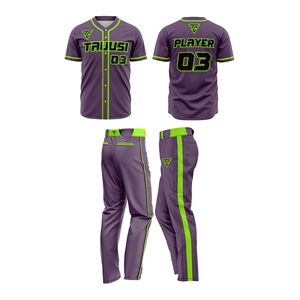 Conjunto de camisetas de béisbol personalizadas, uniforme de equipo de Softbol Juvenil con características de talla grande, nuevo diseño transpirable suave y cómodo - Product Image 5