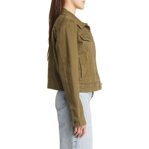 Veste en jean unisexe de haute qualité style décontracté avec élastique confort personnalisé options de gros matériau de remplissage en coton - Product Image 2