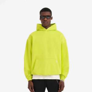 Sweat-shirts à capuche vert lime de haute qualité, vente chaude, personnalisables, en molleton sportif 400GSM épais, personnalisés pour broderie 100% - Product Image 1