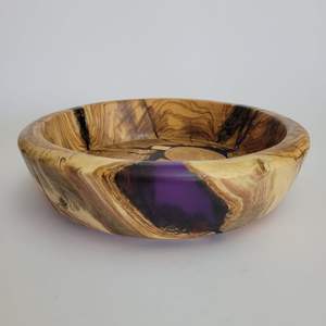 Unique <b>Wooden</b> <b>Resin</b> Bowl Artistic Handmade Decorative Bowl <b>For</b> Dining <b>Table</b> Living Room And Kitchen Use - Product Image 1