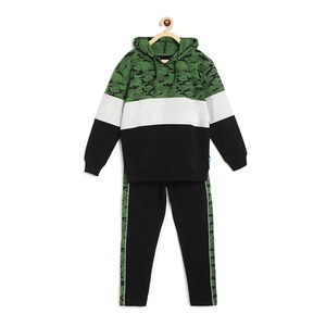 Conjunto de chándal largo de ropa de algodón OEM para niño, Conjunto de sudadera y pantalón, chándal de bebé 2pic, ropa a juego para niños, chándal - Product Image 1