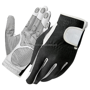 Gants de golf Cabretta en cuir véritable aux couleurs personnalisées hommes/femmes poignées de protection UV respirantes et souples pour le sport main gauche - Product Image 5