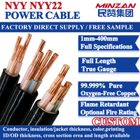 Cable de alimentación NYY NYY22 3x15 3x185mm² 4x95mm 4x10mm, cable de potencia de 25mm, 35mm, 50mm, 70mm, 95mm, 120mm, 185mm, 240mm, 300mm