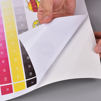 Feuilles d'étiquettes en PP blanc brillant de taille personnalisée pour l'impression et l'emballage Fabricant d'autocollants