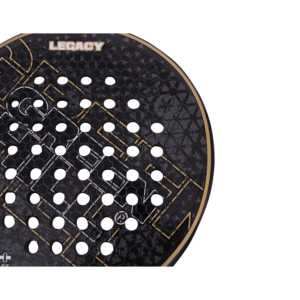 Raquette de padel Premium Legacy 3.2 en fibre de verre et fibre de carbone 12k avec logo personnalisé, grip EVA, filet en nylon, raquette de tennis portable - Product Image 1