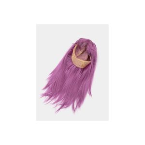 Parrucca lunga dritta rosa rosa-Look glamour e naturale
