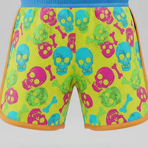 Pantalones Cortos Deportivos de Malla Sublimada para Hombre con Tecnología de Gestión de la Humedad para una Comodidad Fresca y Seca Durante el Deporte - Product Image 4