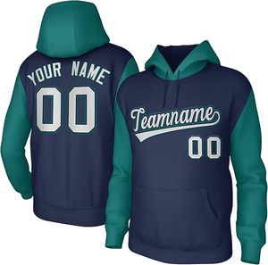 Sudaderas con capucha de béisbol sublimadas personalizadas Venta al por mayor Impresión digital Equipo Deportes Pullover Sudaderas con capucha para hombres Mujeres - Product Image 2