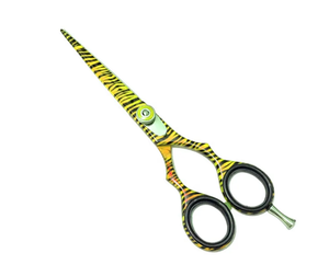 Tijeras de corte de pelo de peluquero al por mayor con cuchillas afiladas de metal y acero, tijeras de peluquería de belleza con reposapiés ajustable - Product Image 2