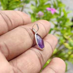 ทำด้วยมือจี้เงิน925กับพลอยอเมทิสต์ฝาบางเครื่องประดับสำหรับเด็กของขวัญขายส่งจี้เสน่ห์สำหรับเธอ - Product Image 6