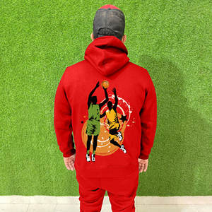 Ensemble de survêtement streetwear 2 pièces pour homme, sweat-shirt et jogging élégants, athlétique, léger, respirant, écologique, 100% coton - Product Image 2