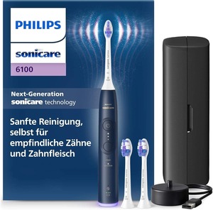 HX7403/01 6100 Brosse à dents électrique, brosse à dents sonique, 2 modes de nettoyage, 3 niveaux d'intensité, modèle HX7403/01 - Product Image 3