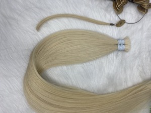 Perruques en cheveux humains vierges vietnamiens de qualité supérieure 100% Remy, style lisse, double trame, en vrac, haute qualité brute, vente en gros 2024 - Product Image 2