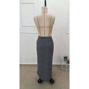 Jane's Women's High Waist Side Slit <b>Long</b> Viscose <b>Skirt</b>, Elegant Casual Maxi <b>Skirt</b> for Daily Wear - Product Image 5