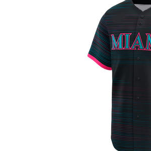 Camisetas de béisbol de poliéster transpirable personalizadas de alta calidad, uniformes deportivos impresos, estilo OEM/ODM, venta al por mayor - Product Image 3