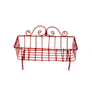 Cesta de Almacenamiento de Hierro Sólido para Montar en la Pared, Acabado con Recubrimiento de Polvo Negro, Utensilios de Cocina Duraderos, Diseño Moderno para Uso Diario en el Hogar - Product Image 2