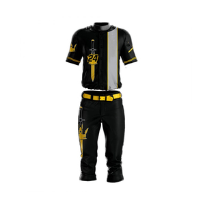 Uniforme de Béisbol Transpirable 100% Poliéster con Colores y Diseño Personalizados - Product Image 4