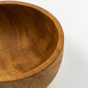 \ Bol en bois Outil de cuisine en bois Vaisselle Cadeaux de mariage par l'artisanat du croissant - Product Image 4