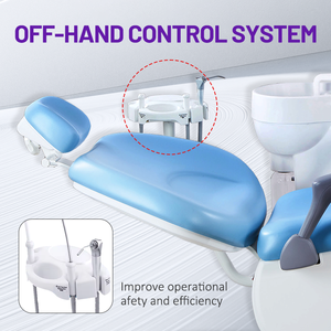 Smart Electric <strong>Dental</strong> Chair <strong>Unit</strong> <strong>with</strong> Ceramic Spitton - Ergonomic Design, <strong>LED</strong> <strong>Lighting</strong> &amp; Assistant System for Modern Clinic - Product Image 2