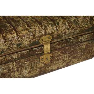 Iron Decorative Storage Box Elegant Trunk Design for Home Organization - Product Image 3