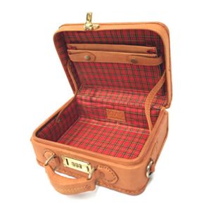 Sac à bandoulière en cuir de style vintage fait à la main Mini coffre avec détails dorés et finition élégante fait à la main d'Indonésie - Product Image 4