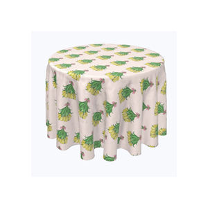 Best Selling Custom Logo Embroidered 100% Cotton <b>Tablecloths</b> Home Decorative Multipurpose Woven Tablecover - Product Image 2