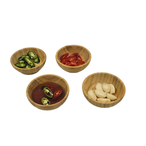 ชุดชามผสมสลัดไม้ไผ่เป็นมิตรต่อสิ่งแวดล้อมงานออกแบบงานฝีมือจากธรรมชาติชุดตกแต่งห้องครัวในบ้าน - Product Image 5