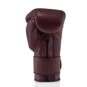 Cuero de vaca profesional 12OZ 14OZ entrenamiento de boxeo diseño personalizado impermeable PU guantes de boxeo - Product Image 2