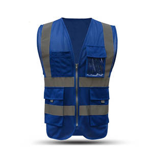 Protección DE SEGURIDAD Ropa Trabajadores DE LA CONSTRUCCIÓN Chaleco reflectante Color fluorescente Chalecos reflectantes - Product Image 2