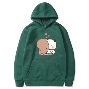 Sudadera con capucha unisex con estampado de té de burbujas, sudadera femenina Kawaii con mangas largas sueltas, ropa de invierno de moda Harajuku - Product Image 2