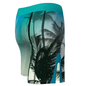 Shorts de MMA avec coutures renforcées, confort pour les séances d'entraînement intenses, séchage rapide, construction légère, logo frontal, spandex/nylon - Product Image 3