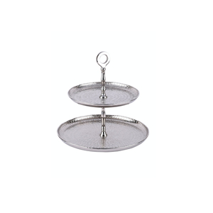 Wholesale Best Quality Dual Layer <b>Cake</b> Stand Metal Table Decorative <b>Cake</b> Holder India's Best Price Bulk Supplies Food Steel - Product Image 6