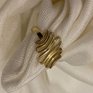 Nouveau classique maison dessus de table rond de serviette de luxe qualité or métal rond de serviette et support vente chaude Ramadan serviette accessoires - Product Image 1