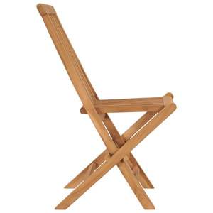 Silla plegable de madera de teca, silla de jardín con acabado natural, juego de muebles de exterior para patio y jardín - Product Image 2