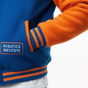 Nouvelle arrivée 2025 Veste de baseball à capuche en molleton de laine de haute qualité pour homme Broderie en chenille ODM OEM Personnalisée - Product Image 4