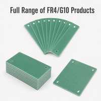 Plaque CNC personnalisée en FR4 et G10 avec trou ovale, 100% fibre de verre vierge, stratifié certifié ISO, isolation