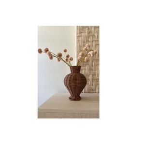 Cesta de algas marinas interior tejida a mano con asa de hierro Cesta de lavandería grande Maceta Macetas Cesta Material de hierba marina - Product Image 2