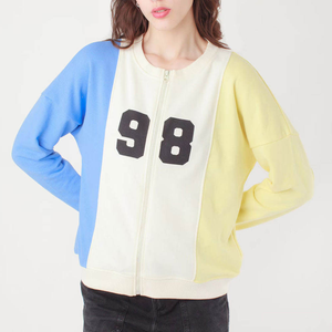 Nuevo estilo de alta calidad de otoño impreso Drop-shoulder Hoodies para mujeres con logotipo frontal personalizado colores Casual sudadera - Product Image 1